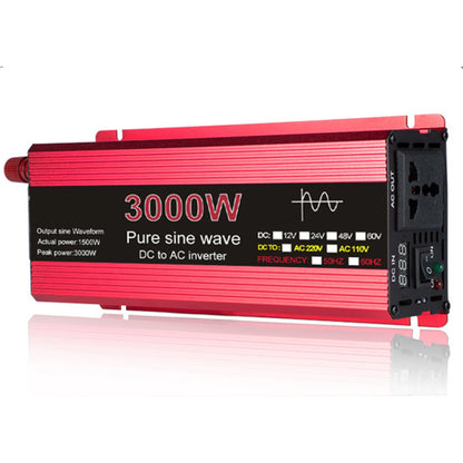 Pure Sine Wave Inverter DC 12V/24V To AC 110V/220V 1000W 1600W 2000W 2200W Portable Power Bank Converter Solar Inverter