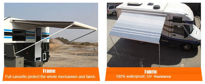 Caravan Awnings,Economical Awning For Camper Van Retractable RV Awning RV Canopy