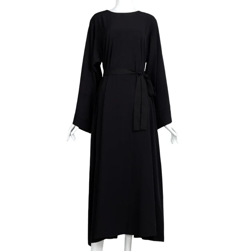 Kaftan Abaya Long Sleeve Maxi Dress Islamic Prayer Robe Modest Dress Full Length Muslim Abaya Dresses Modest Dress
