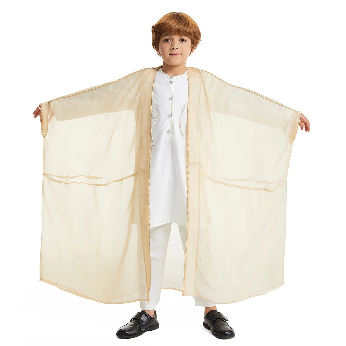 Middle East Kids Boy Robe Muslim Dress Kimono Dishdasha Islamic Dubai Saudi Abaya Prayer Abaya Ramadan Jubba Thobe Arab Clothing