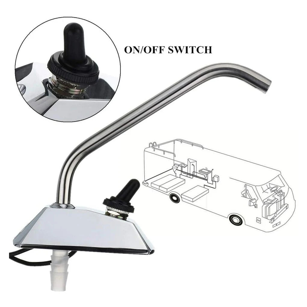 360  Spin Faucet Tap And  Switch 12V DC Electric Water Pump Faucet Tap Switch Faucet Tap
