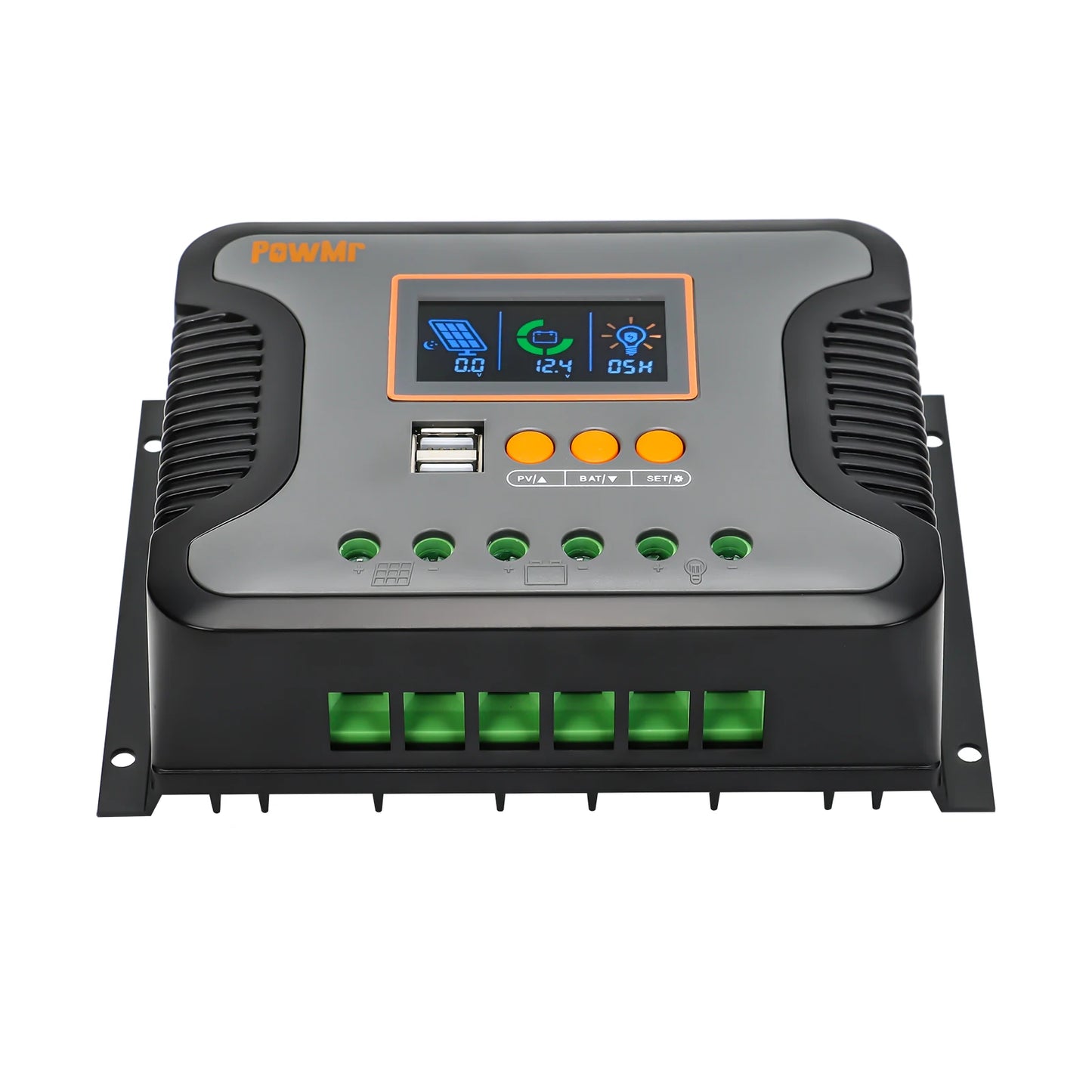 PWM 80A 60A 30A 12V 24V 36V 48V Auto Solar Charger Regulator Max PV 100V 24 hour Settable Work Time Fit for Light and RV System