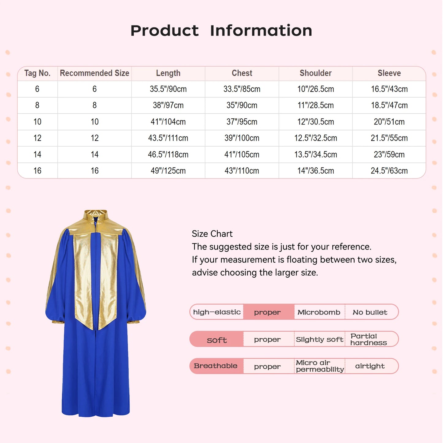 Halloween Kids Thobe for Muslim Boys Girl Metallic Contrast Color Arab Tobes Long Sleeve with Zipper Worship Dance Abaya Clothes