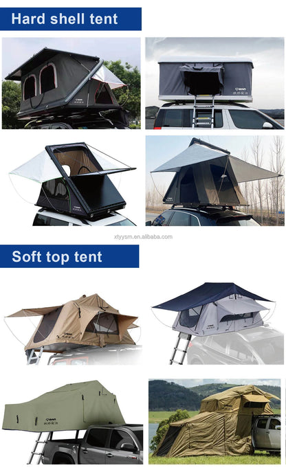 Z Shaped Camping Roof Tent Aluminum Hard Shell Rooftop Tent Outdoor Car Rooftop Tents Offroad Outdoor Camping