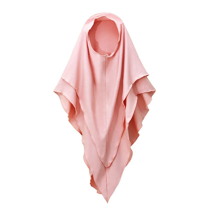 2Pcs Muslim Ramadan Prayer Dress Abaya Sets Children Girls Eid Khimar Hijab Arab Kids Long Robe Headscarf  Kaftan Gown jilbab
