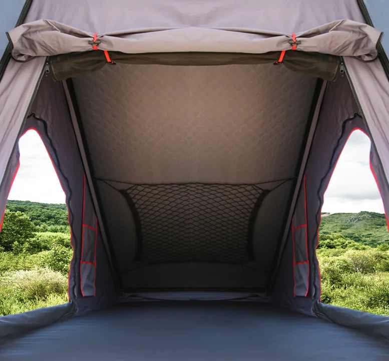 Camping SUV Car Rooftop Tent  Aluminium Triangle Hard Shell Car Roof Top Tent For Sale