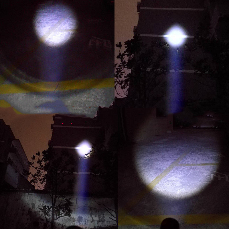 Bicycle Light Stretch Zoom Mountain Bike LED Flashlight Riding Headlight USB Rechargeable