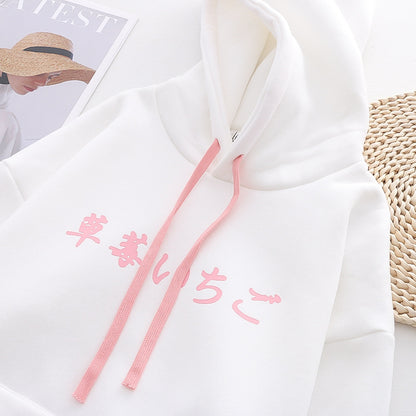 Fleece Thickened Hooded Pullover Sweater