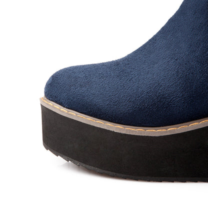 Winter Thick-soled Flat-bottom High Boots Tide