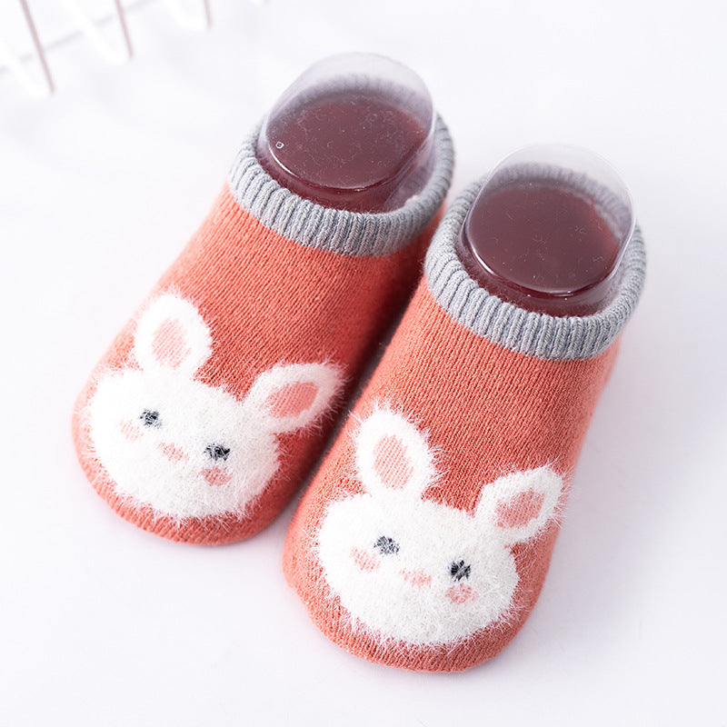 Baby Floor Socks Terry Thickened Cartoon Dispensing Non-Slip