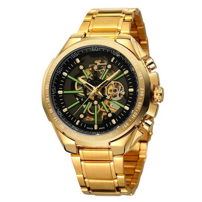 Men's Fashion Skeleton Waterproof Automatic Mechanical Watch