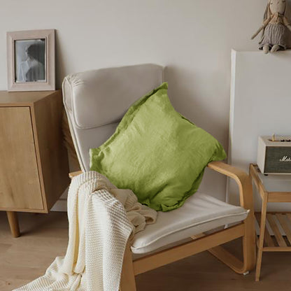 Linen Wide Side Pillowcase Simple Skin-Friendly Cotton
