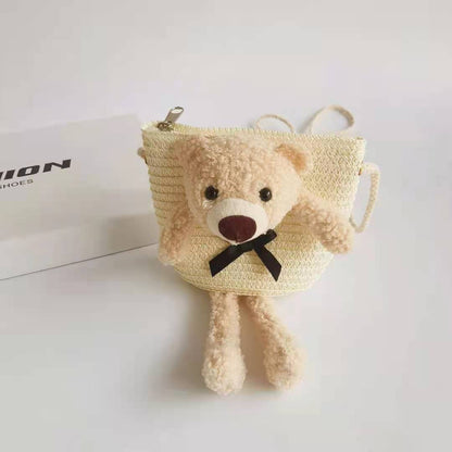 Mini Cute Bear Decorative Bag Diagonal Cross