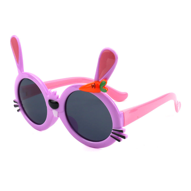 Children Glasses Silicone Cute Bunny Cartoon