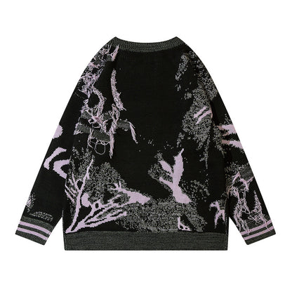 Vintage Solitary National Style Fashion Sweater