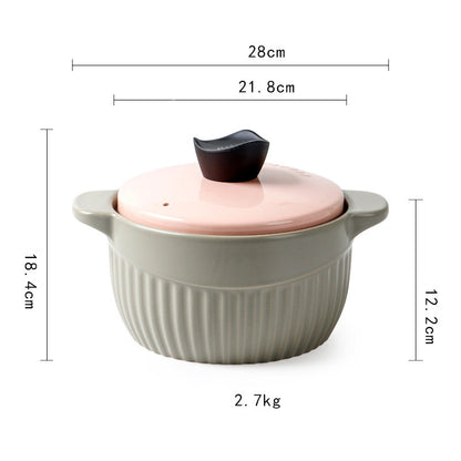 Creative Ceramic Casserole Soup Home  Flame