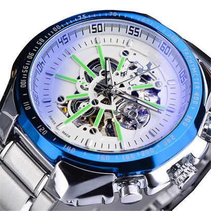 Men's Fashion Skeleton Waterproof Automatic Mechanical Watch