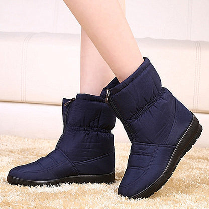 Women's Plus Size Waterproof Cloth New Style Snow Boots