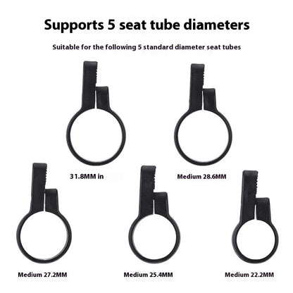 Positioning Anti-theft Taillight Bracket Bicycle Seat Post Reflective Taillight