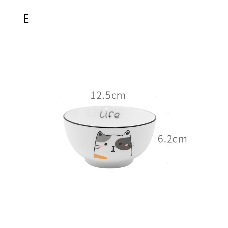 Nordic Tableware Set Bowl And Plate Combination Household Simple Ceramic