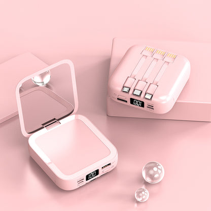 Comes With Line Beauty Mirror Power Bank Neutral