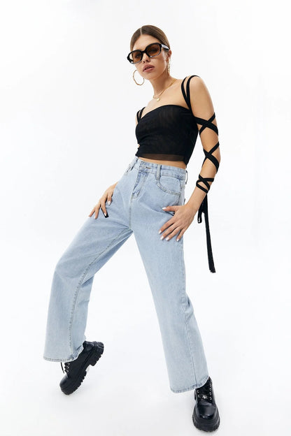 Solid Color Umbilical Straps Umbilical Strap Camisole