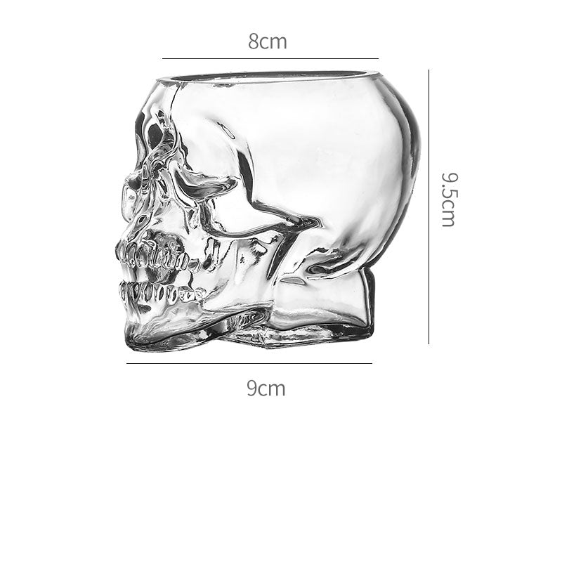 Skull Wine Glass Halloween Special-shaped Personality Juice Glass Whiskey Glass