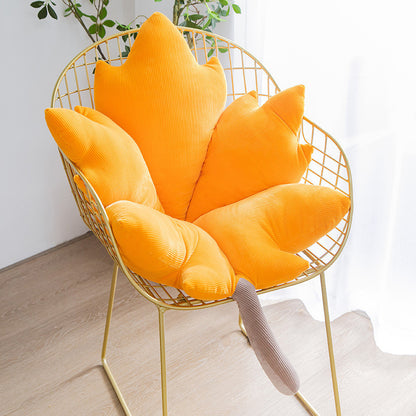Tatami Cushion Maple Leaf Shape Home Sofa Chair Pillow