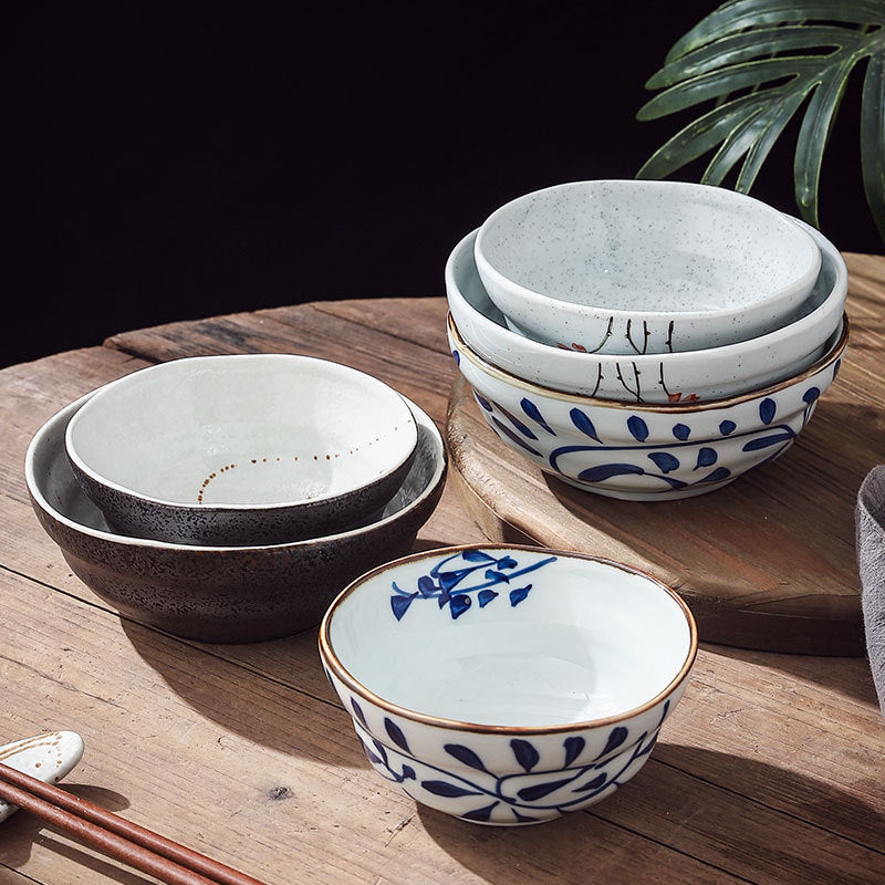 Creative Underglaze Color Tableware Household Dessert Ramen Bowl