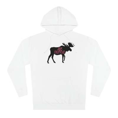 Korean Style Loose Hooded Pullover Women's Cute Printed Long Sleeve Idle Style