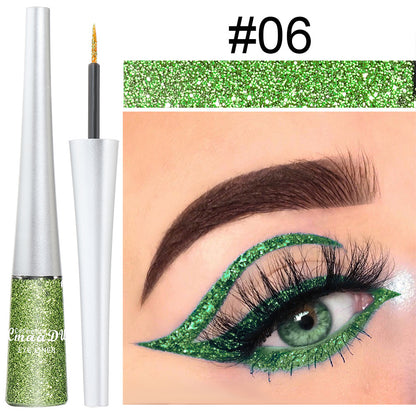 Creative Multicolor Glitter Powder Liquid Eyeliner