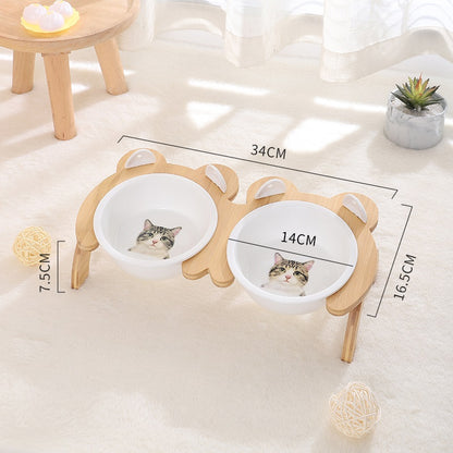 Cervical Spine Tilt Ceramic Cat Basin