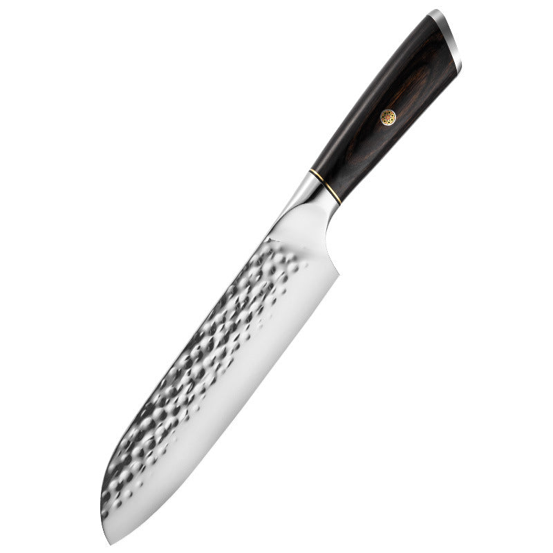 Hammer Pattern Forging Kitchen Knife Household 6-piece