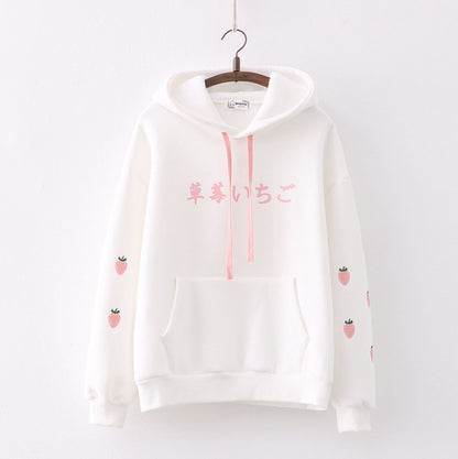 Fleece Thickened Hooded Pullover Sweater