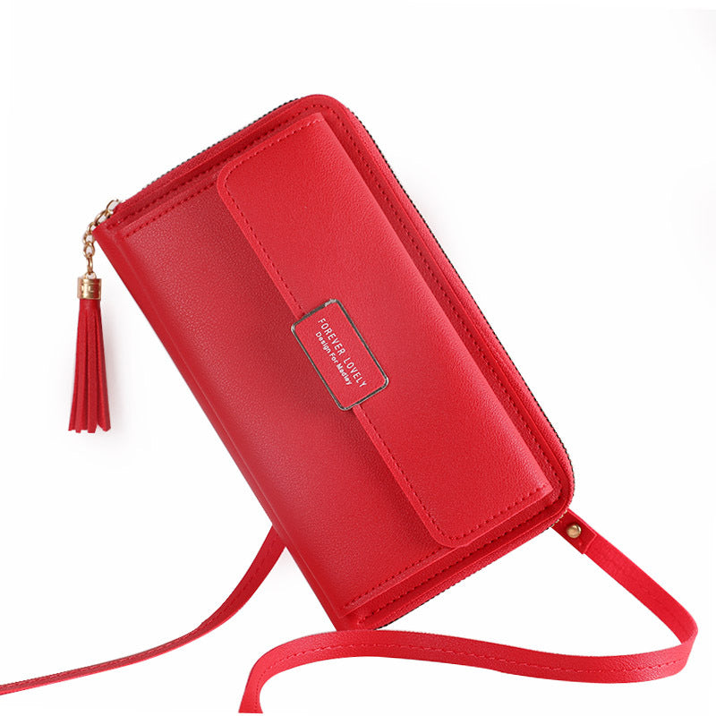 Large-capacity Multifunctional Solid Color Shoulder Bag