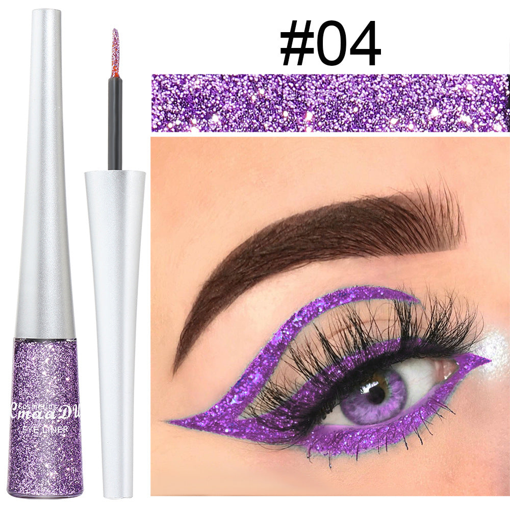 Creative Multicolor Glitter Powder Liquid Eyeliner