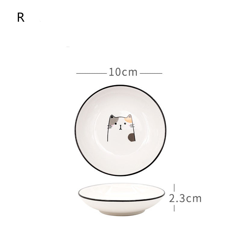 Nordic Tableware Set Bowl And Plate Combination Household Simple Ceramic