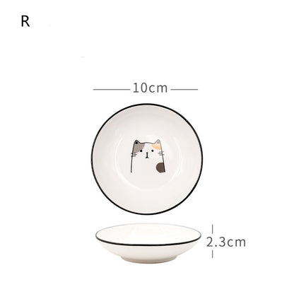 Nordic Tableware Set Bowl And Plate Combination Household Simple Ceramic