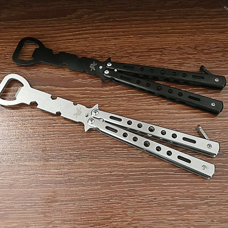 American Butterfly Knife Multifunctional Practice Bottle Opener