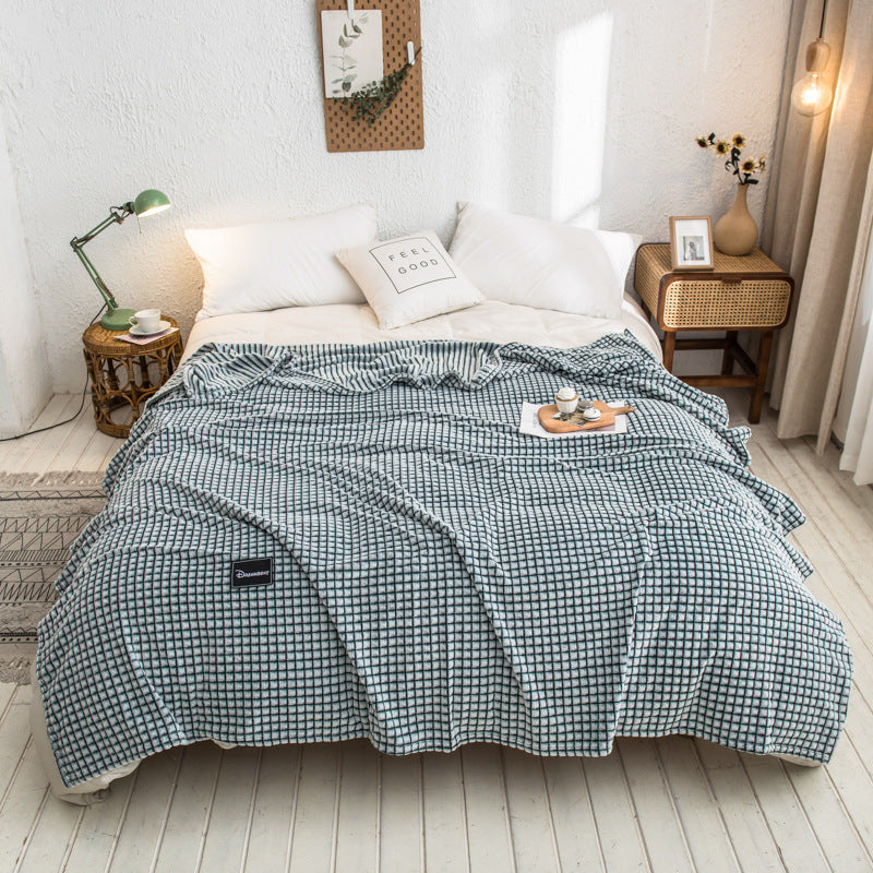 Thickening Fleece Crystal Fleece Baby Fleece Cut Flower Fleece Blanket
