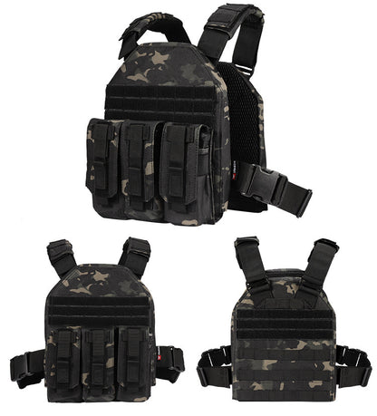 Outdoor Military Fan Breathable Camouflage Tactical Suit CS Vest For Training Tactical Vest
