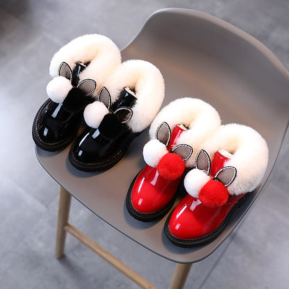 Fashion Plus Velvet Warm Childrens Cotton Boots