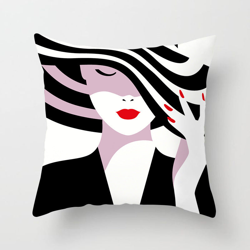 Cushion Cover In Printed Super Soft Material