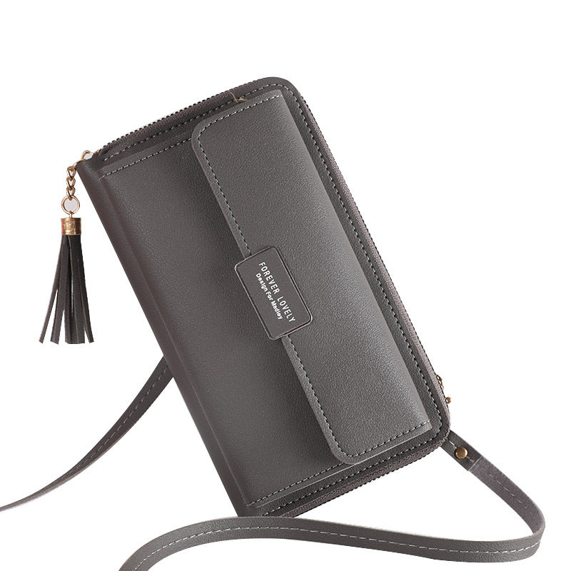 Large-capacity Multifunctional Solid Color Shoulder Bag