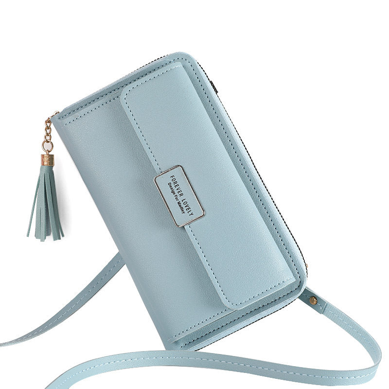 Large-capacity Multifunctional Solid Color Shoulder Bag