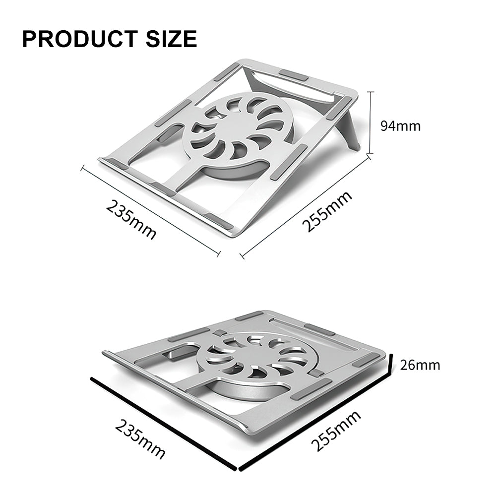 Foreign Trade New Computer Radiator Desktop Office Folding Lifting Computer Cooling Bracket Aluminum Alloy Bracket