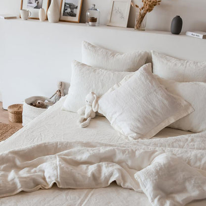 Linen Wide Side Pillowcase Simple Skin-Friendly Cotton