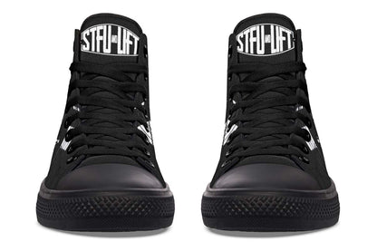 Men's And Women's Fashion Color Printing High-top Canvas Shoes
