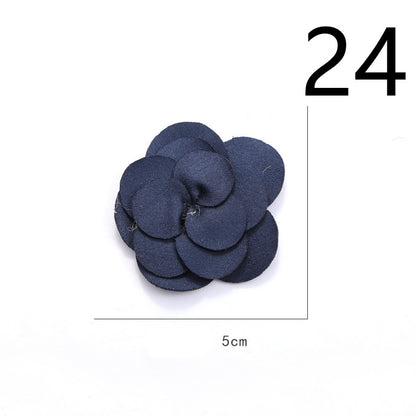 Fabric Flower Rose Sticky Head DIY Handmade Headdress