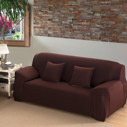 Household Minimalist Milk Silk Solid Color Sofa Cover